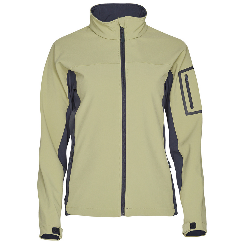 WARWICK Womens Contrast Soft-Shell Jacket Light Green Grey 1 WS-JK32 Blank Clothing WARWICK Womens Contrast Soft-Shell Jacket Light Green Grey 1 WS-JK32 Blank Clothing