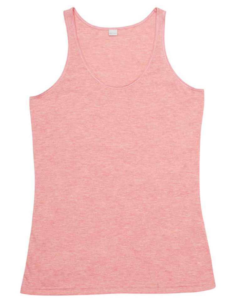 Women singlets American-style | Coral Red Marl