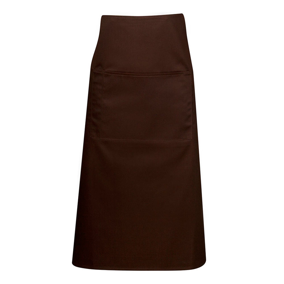 aprons online | long waist | brown