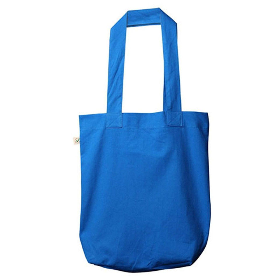 Organic Cotton Fashion Tote | Bright Blue
