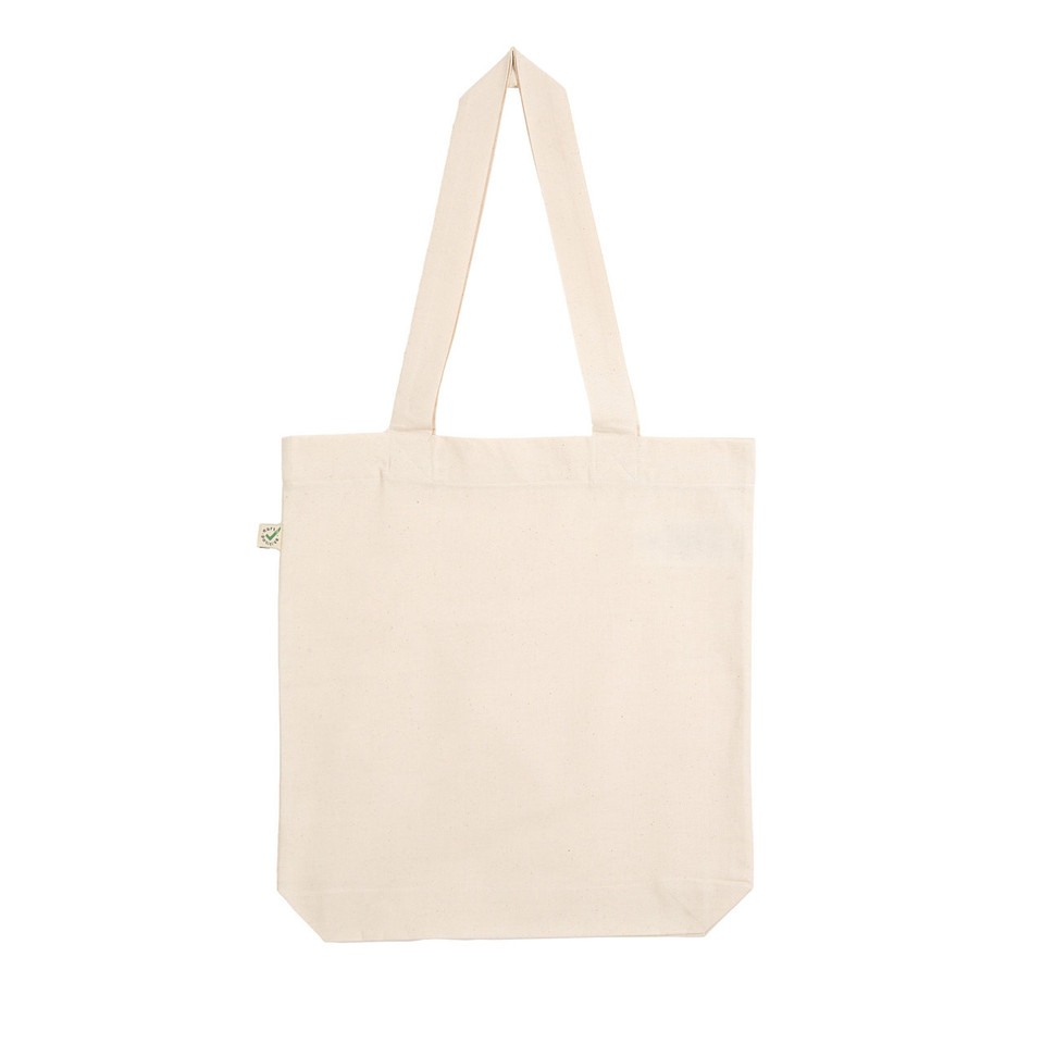 Organic Cotton Fair Trade Plain Bag | Natural