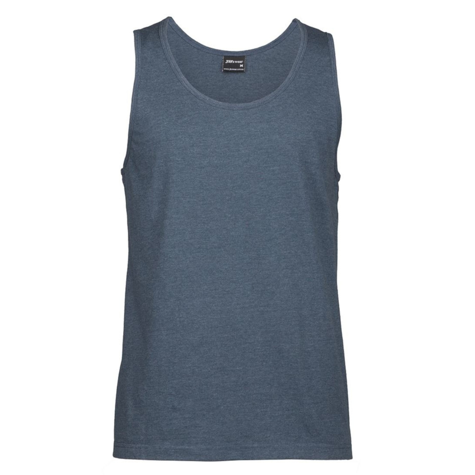 VINCE | Mens 100% Cotton Tank Top | Denim Marle VINCE | Mens 100% Cotton Tank Top | Denim Marle
