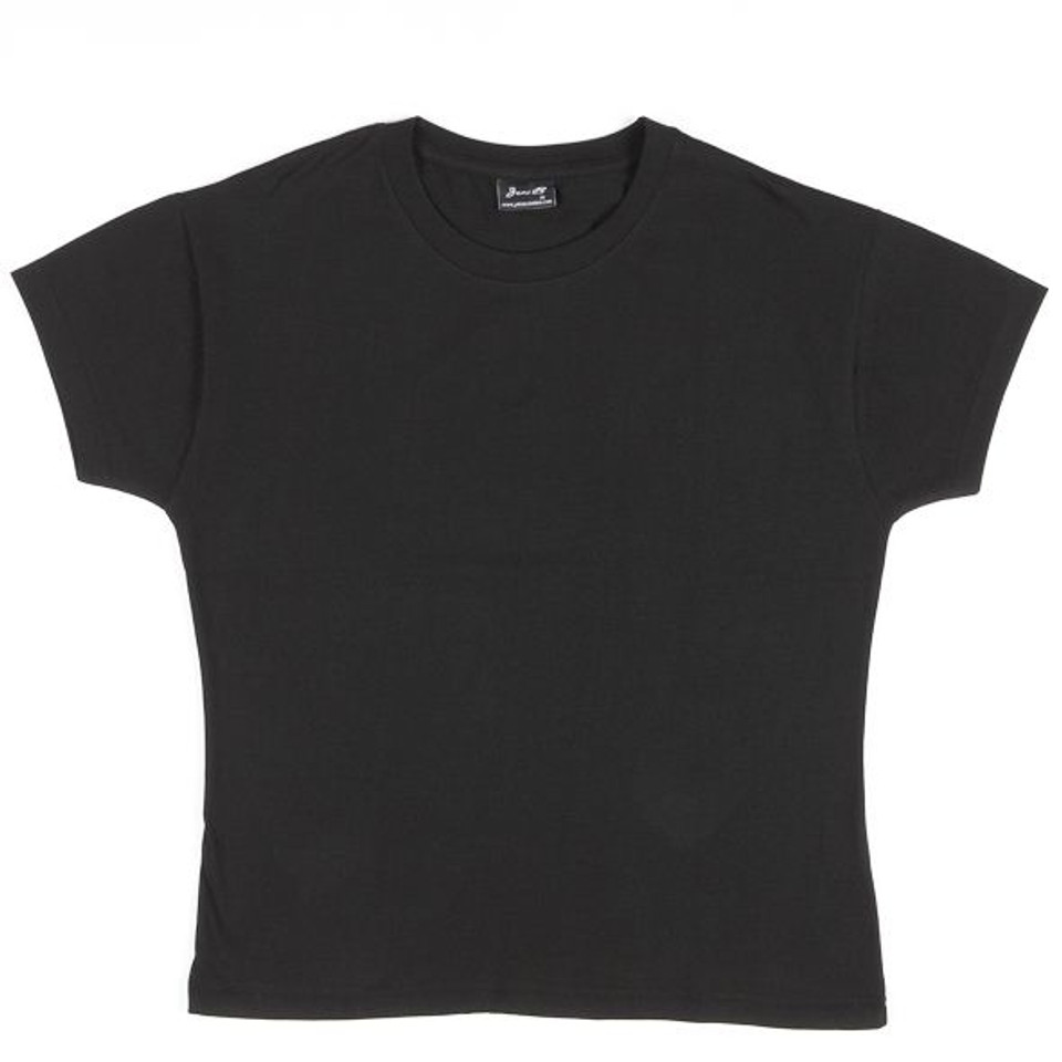 HOLLY | ladies fitted tshirt | black