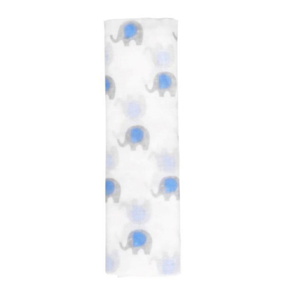 Blue Elephant | cotton muslin cloth | baby gifts online Blue Elephant | cotton muslin cloth | baby gifts online