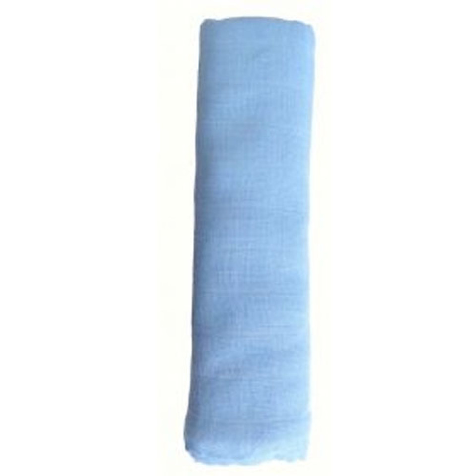 plain baby muslin cloth blue | baby shower gift plain baby muslin cloth blue | baby shower gift
