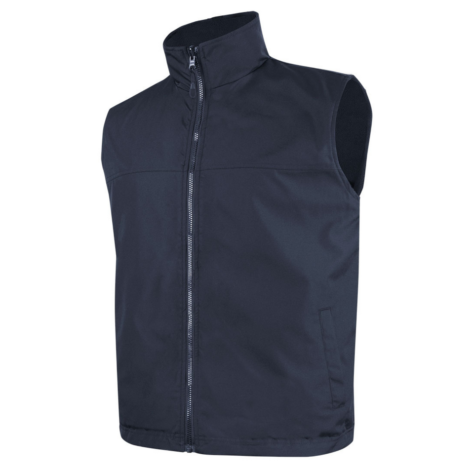 MOSMAN Unisex Reversible Polar Vest Navy 1 JB-3RV Blank Clothing