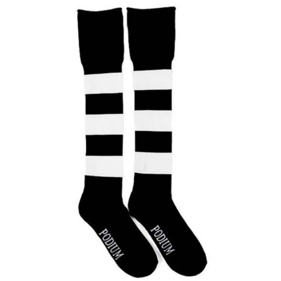 Black White | SUPREME | Adults Kids Sports Socks