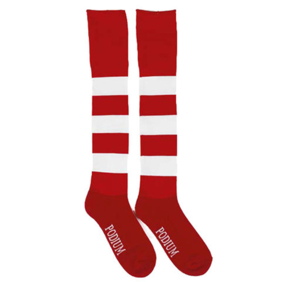 Red White | SUPREME | Adults Kids Sports Socks