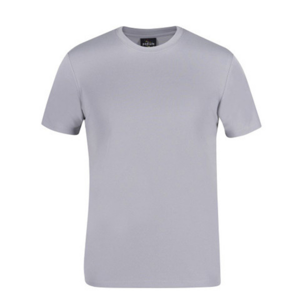 FAME Quick Dry Poly Sports Tshirt Light Grey JB-7PNFT Blank Clothing