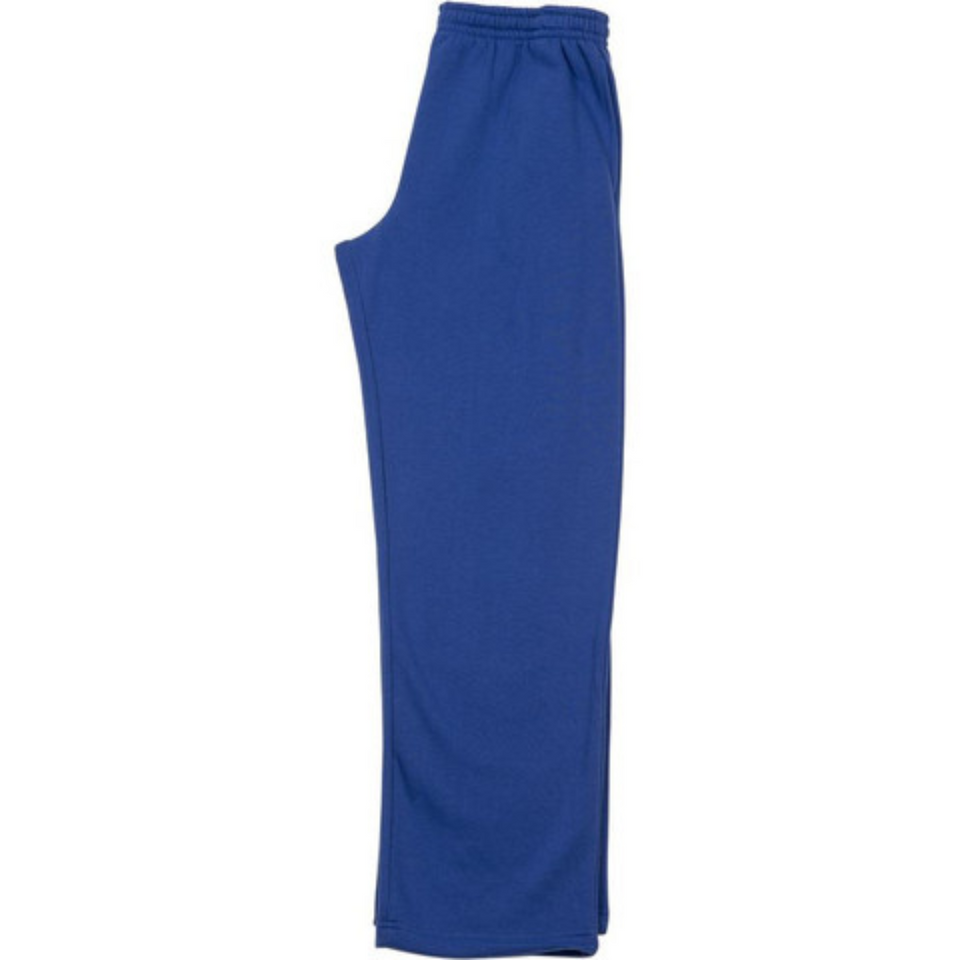 CASTLE Unisex Fleece Sweat Pants Royal Blue JB-3PFT Blank Clothing