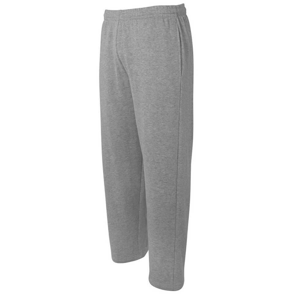 CASTLE Unisex Fleece Sweat Pants Grey Marle JB-3PFT Blank Clothing