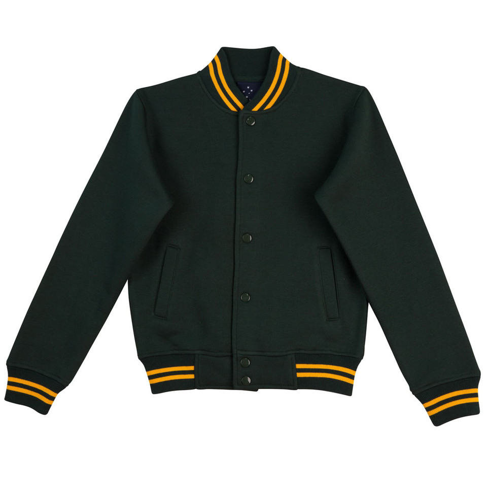 blank varsity jacket | team uniform | bottle+gold blank varsity jacket | team uniform | bottle+gold