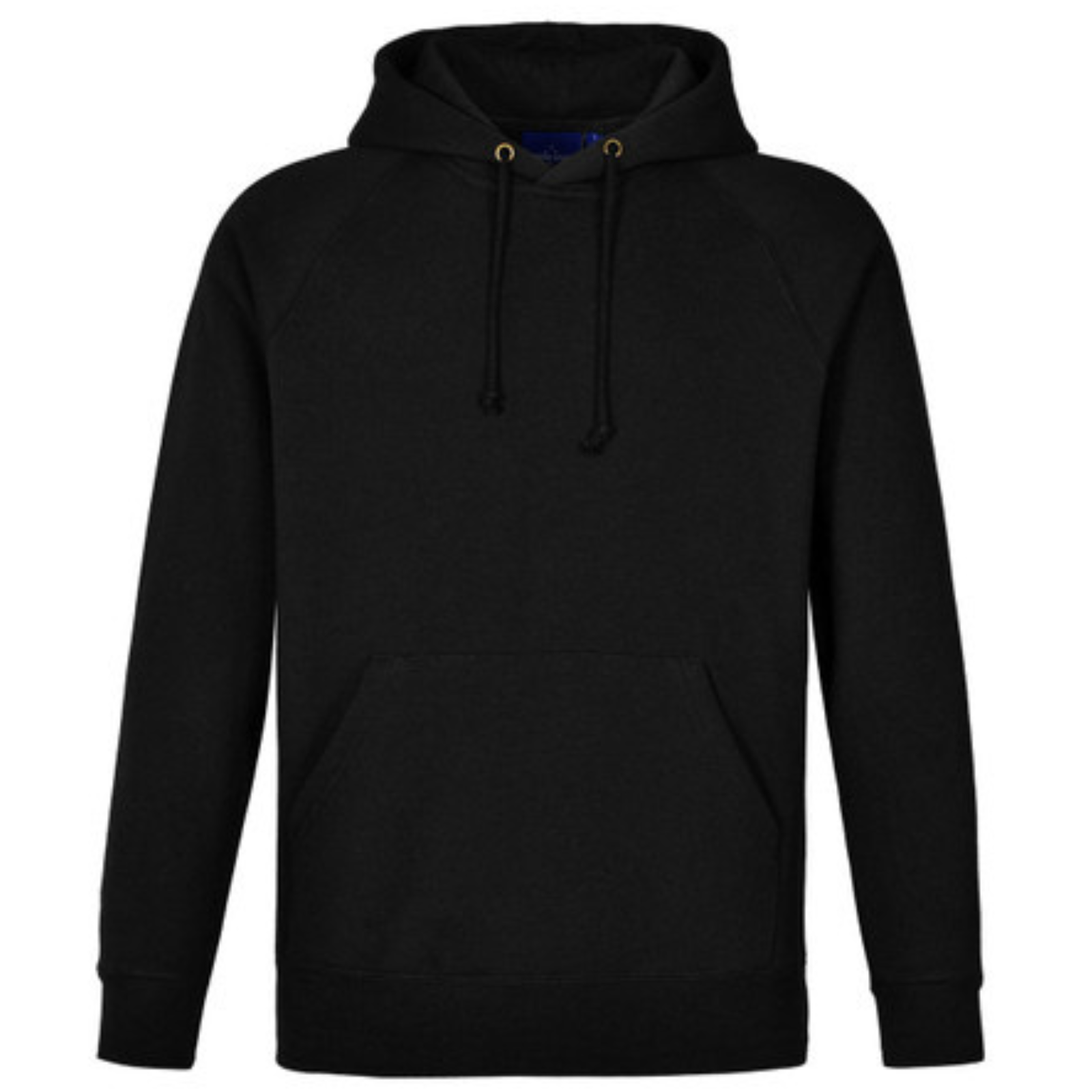 Men's Plain Black Hoodie & T-Shirt Combo - Regular Fit Fleece Pullover (Unisex)