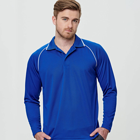 polo shirts men long sleeve