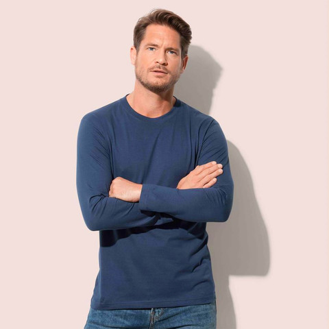 long sleeve plain t shirts mens