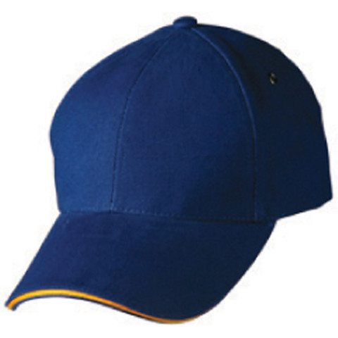 blue baseball cap