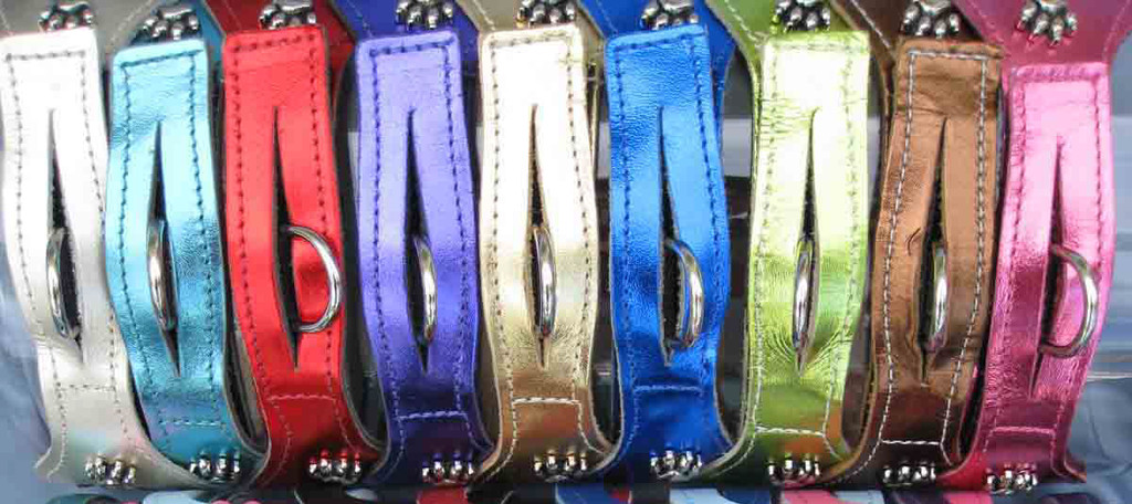 Metallic Platinum (MPL), Turquoise (MTU), Red (MRD), Purple (MPU), Gold (MGO), Blue (MBL), Lime Green (MLG), Bronze (MBR), Hot Pink (MHP).
Please note that the Metallic and Non-Metallic are single ply leather that is finished on the top side and has the unfinished suede look on the back side.  