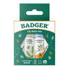 Badger Balm Classic Lip Balm Green Pack 
