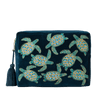 Elizabeth Scarlett Marine Blue Turtle Wash Bag