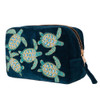 Elizabeth Scarlett Marine Navy Turtle Cosmetic Bag