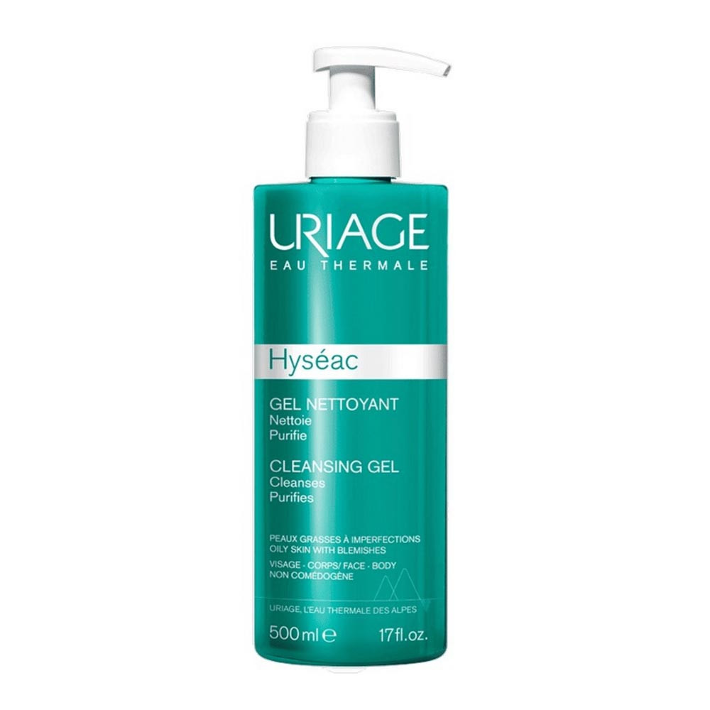 Uriage Hyseac Cleansing Gel 500ml | Bath & Unwind | Official Stockist