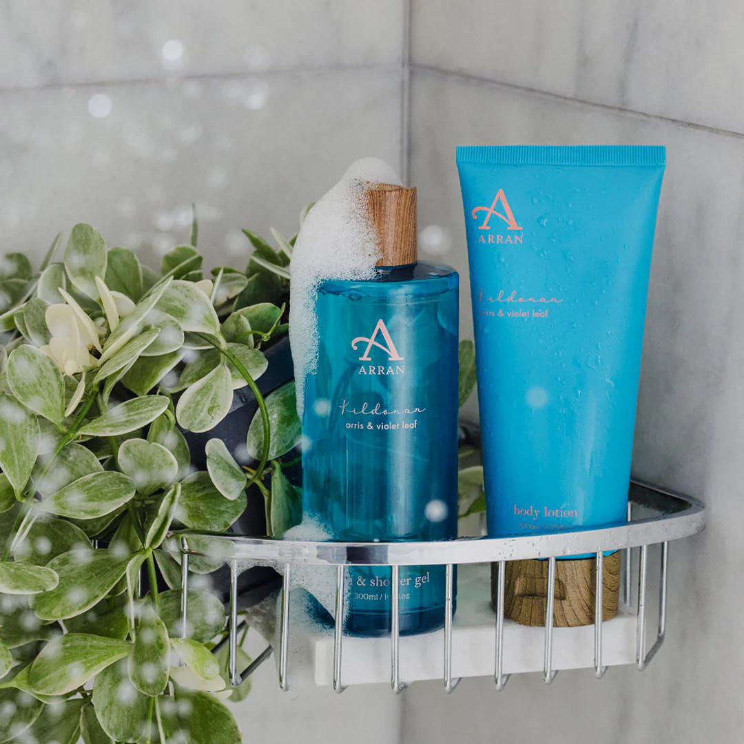 Arran Sense of Scotland Kildonan Orris & Violet Leaf Bath Shower