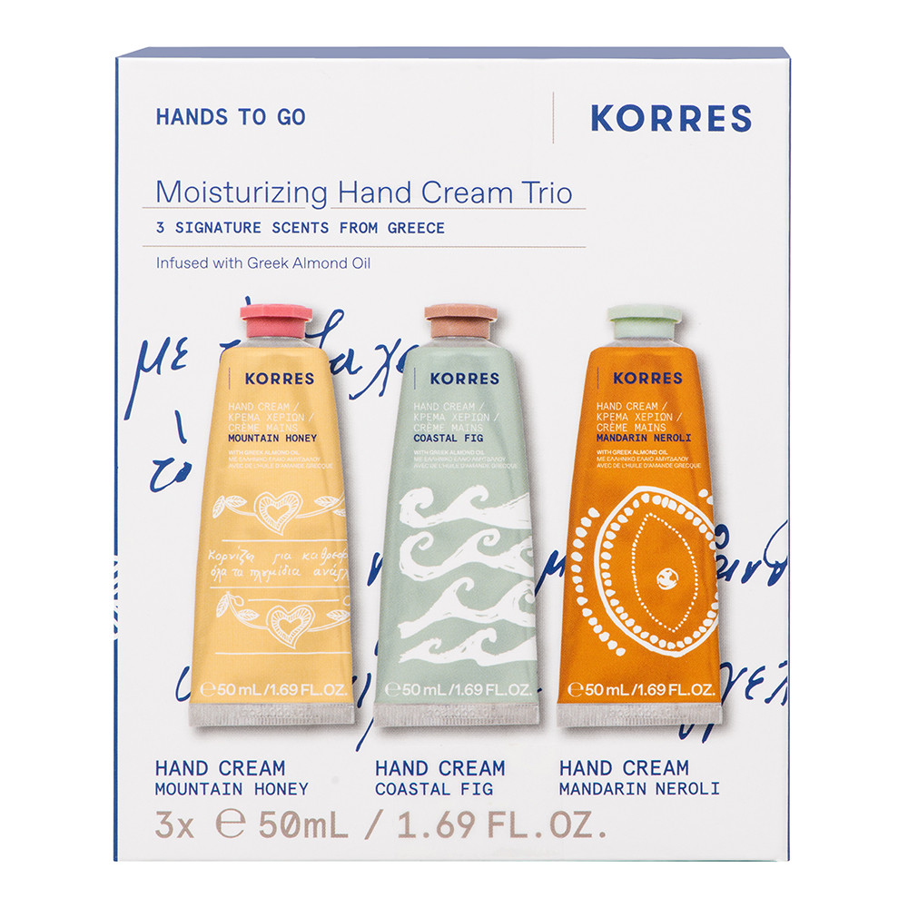 Korres Moisturising Hand Cream Trio | Bath & Unwind | Official