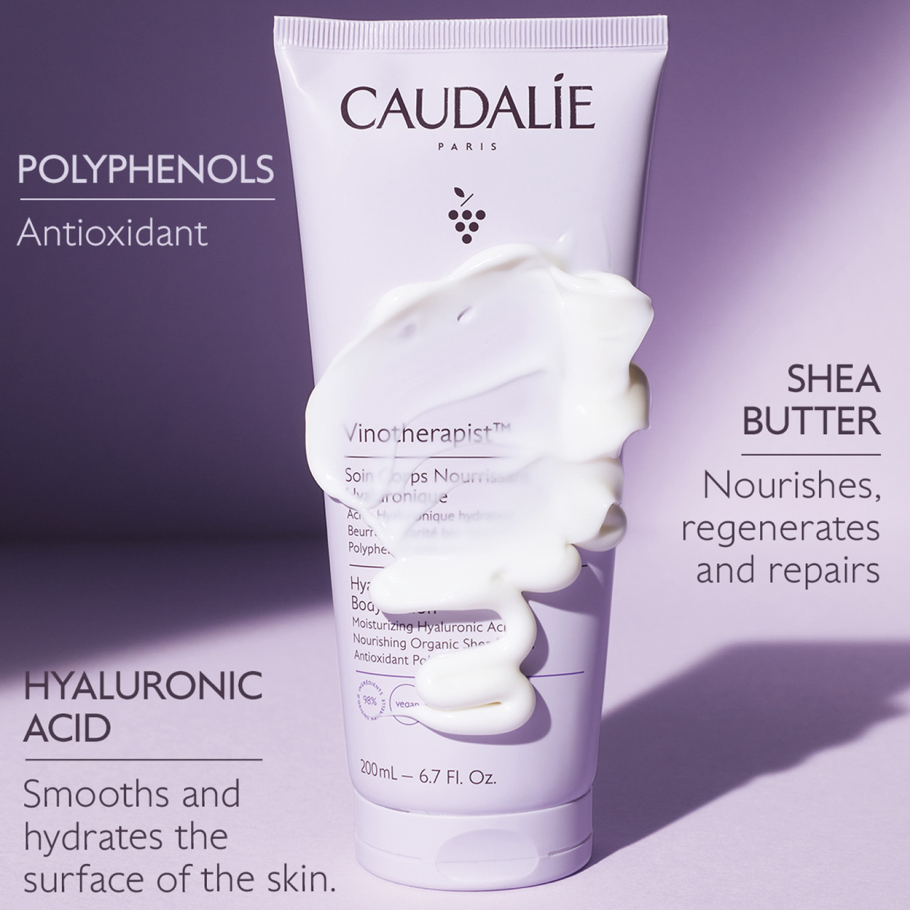 Caudalie Vinotherapist Hyaluronic Nourishing Body Lotion | Bath