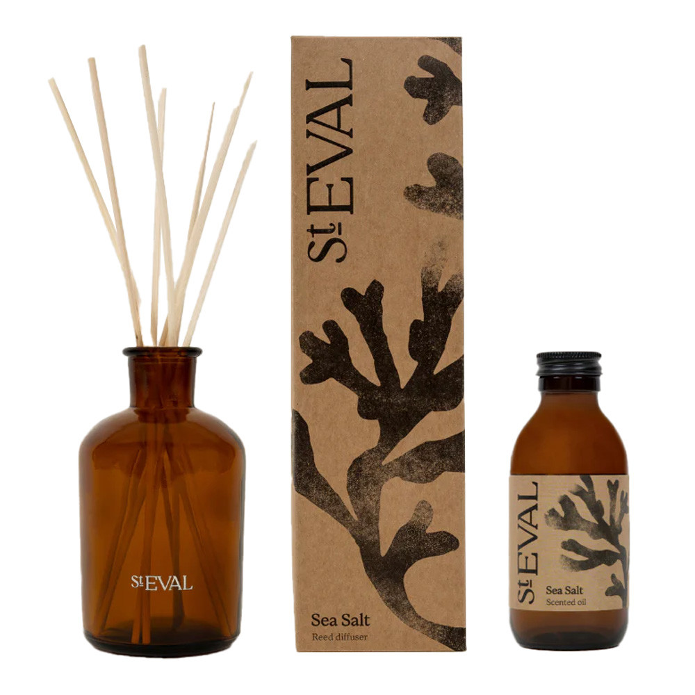 St. Eval Sea Salt - Scented Reed Diffuser Set