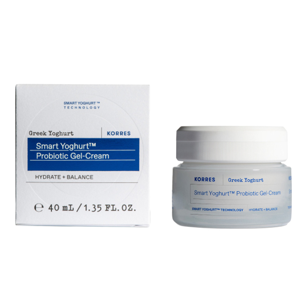 Korres Smart Yoghurt Probiotic Gel-Cream 40ml | Bath & Unwind
