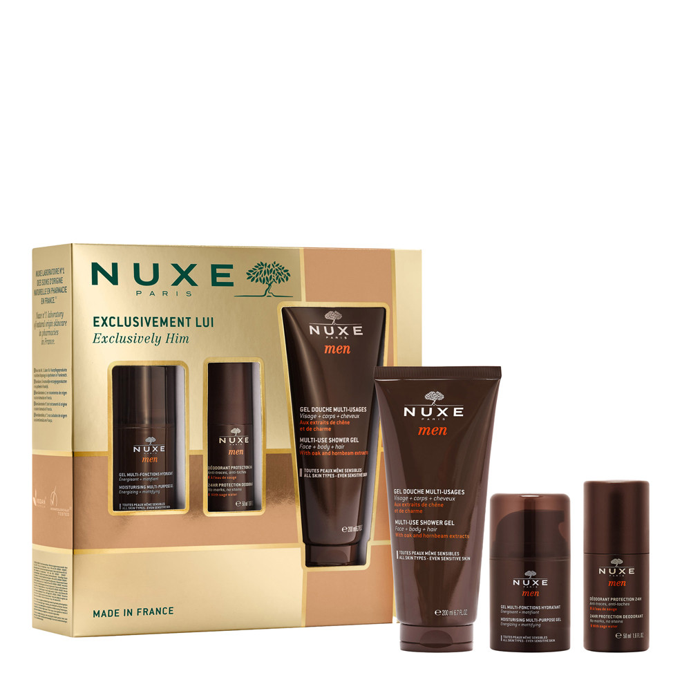 NUXE Men Essentials Box Set | Bath & Unwind | Official Stockist