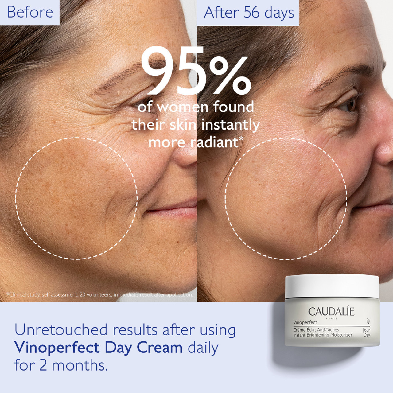 Caudalie Vinoperfect Instant Brightening Moisturiser | Bath