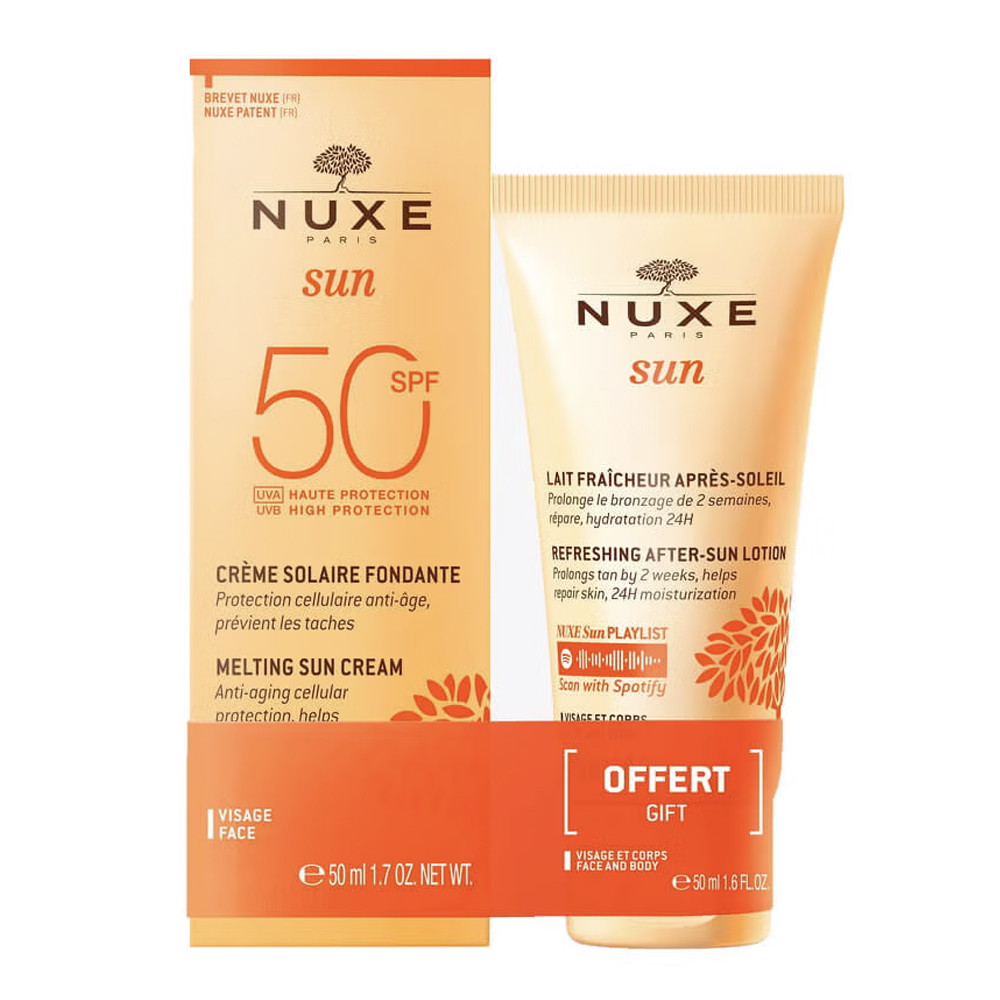 NUXE Sun Face Cream SPF 50 & After Sun | Bath & Unwind | Official