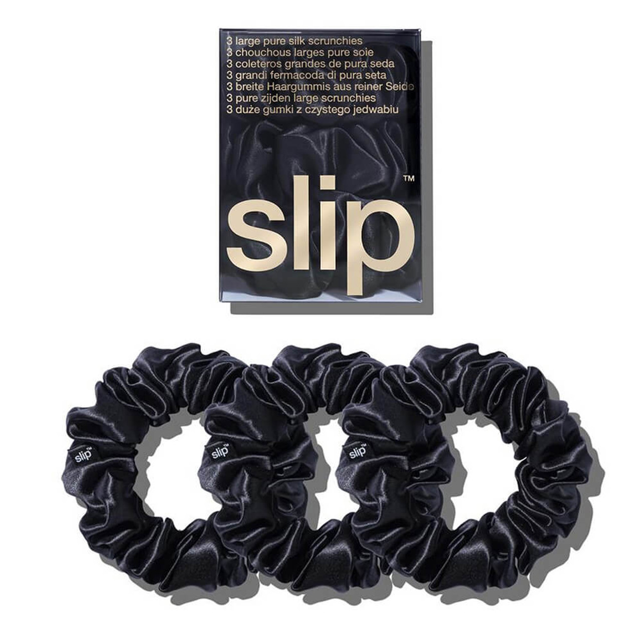 Slip Pure Black Scrunchies & Unwind | Official