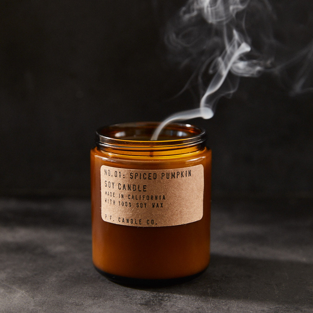 P.F. Candle Co. Spiced Pumpkin Standard Soy Candle - Thumbnail 3