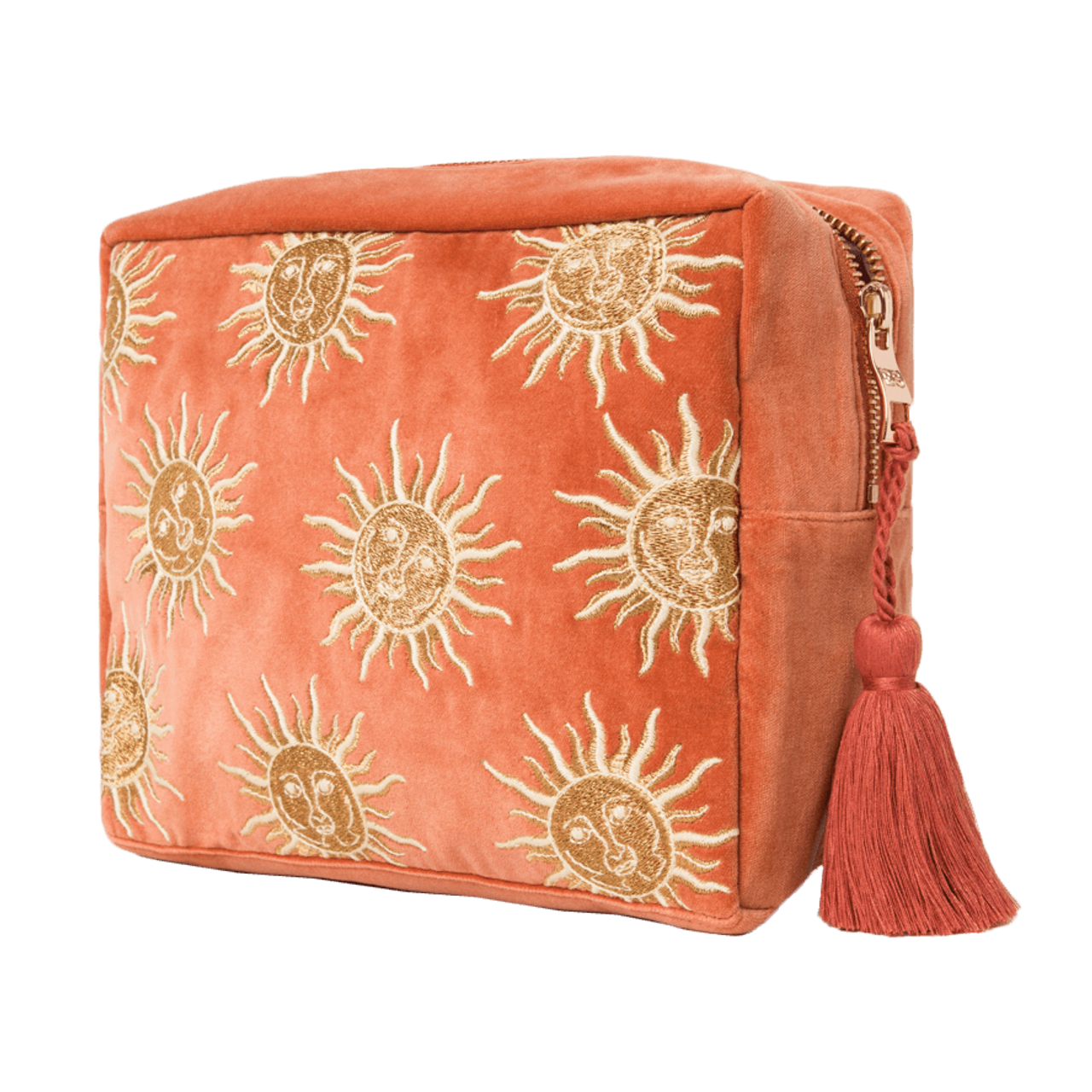 【Elizabeth Scarlett】 Sun Goddess Rust ベルベット ポーチ Elizabeth Scarlett Sun Goddess Rush Wash Bag | Bath & Unwind