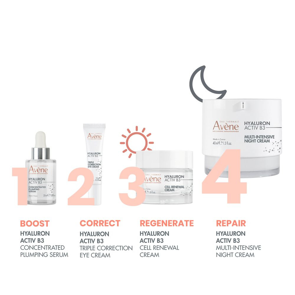 Avène Hyaluron Activ B3 Night Cream | Bath & Unwind | Official