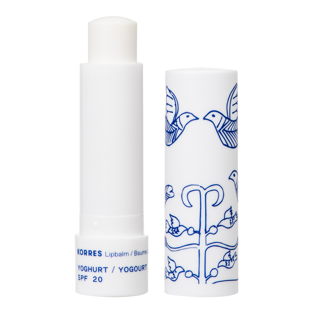 Korres Lip Balm Yoghurt SPF20 | Bath & Unwind | Official Stockist