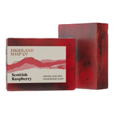 Highland Soap Company Wild Scottish Raspberry Soap 150g