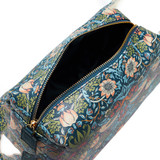 William Morris At Home Strawberry Thief Large Wash Bag Blue William Morris At Home Strawberry Thief Large Wash Bag Blue