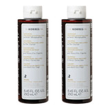 Korres Rice Proteins & Linden Shampoo For Thin Fine Hair 2 x 250ml (Worth$42)