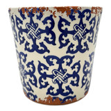 Wax Design Indochine Ceramic Candle Medium - Dark Blue