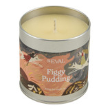 St Eval Figgy Pudding Christmas Tin Candle
