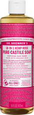 Dr Bronner's 18-in-1 Hemp Rose Pure-Castile Soap - 946ml Dr Bronner's 18-in-1 Hemp Rose Pure-Castile Soap - 946ml