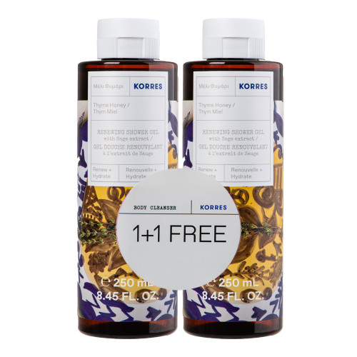 Korres Thyme Honey Shower Gel 1+1