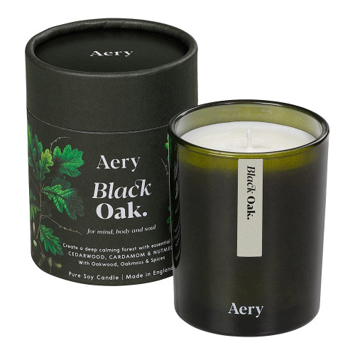 Aery Black Oak Scented Candle
