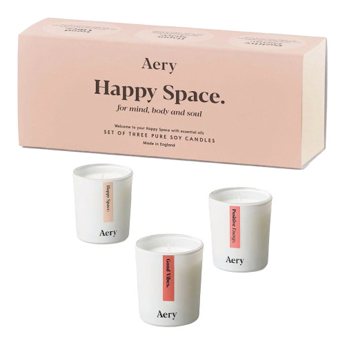 Aery Happy Space Candle Votive Gift Set