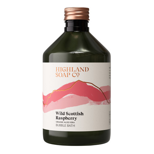 Highland Soap Company Wild Scottish Raspberry Bubble Bath 500ml