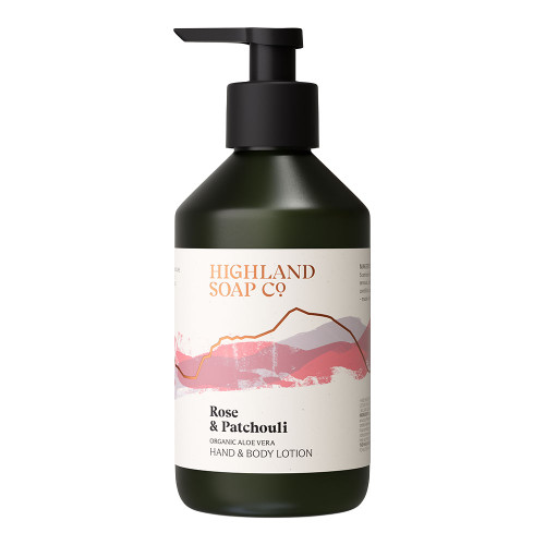 Highland Soap Company Rose & Patchouli Hand & Body Lotion