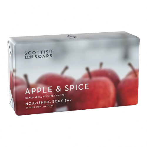 Scottish Fine Soaps Apple & Spice 220g Soap Bar Scottish Fine Soaps Apple & Spice 220g Soap Bar